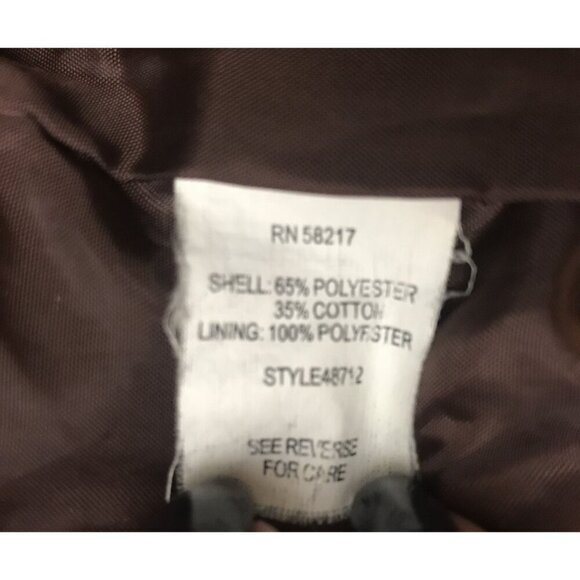 Vintage Barrage 3XL Tall Brown Lightweight Racer Bomber Jacket Pockets Full Zip - Picture 9 of 10